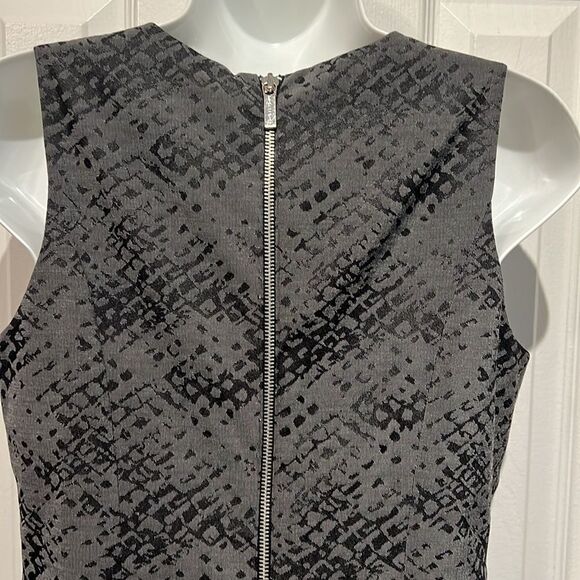 Michael Michael Kors‎ Grey/Black Sleeveless Dress Size 4 - Picture 7 of 12